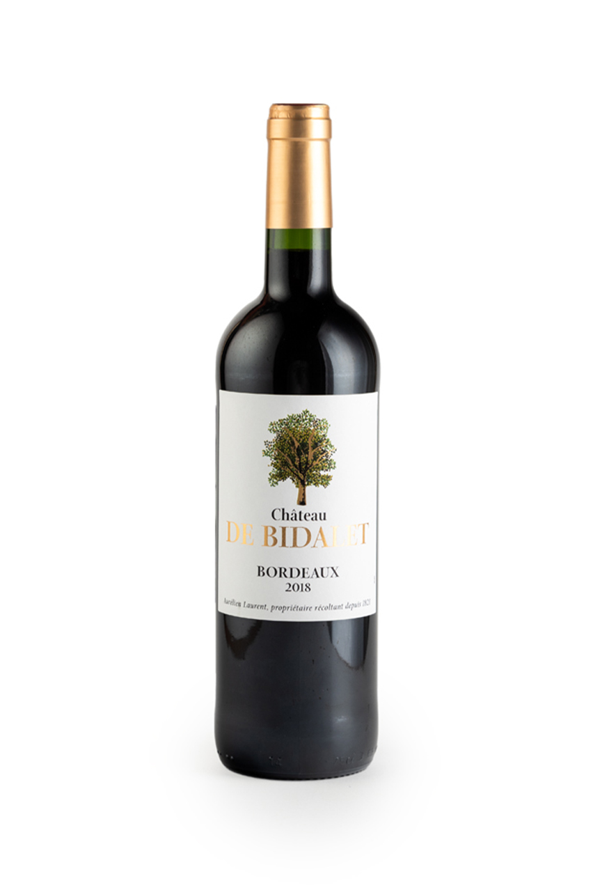 Вино Шато де Бидале, красное, сухое, 0.75л